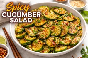 Spicy Cucumber Salad Recipe in 5 Steps