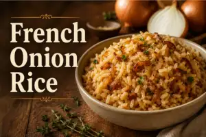French Onion Rice in 9 Steps