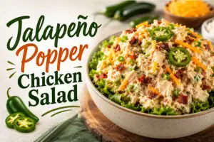 Jalapeño Popper Chicken Salad Recipe in Just 6 Steps