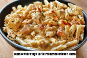 Buffalo Wild Wings Garlic Parmesan Chicken Pasta Recipe in 7 Steps