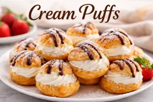 Cream Puffs Recipe in 11 Steps