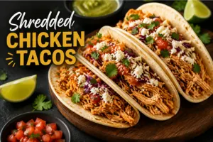 Shredded Chicken Tacos Recipe in 5 Simple Steps