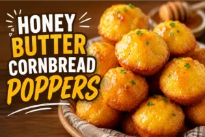 Honey Butter Cornbread Poppers Recipe in 10 Steps