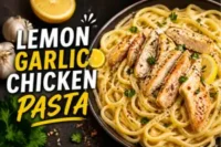 Lemon Garlic Chicken Pasta Recipe in 6 Steps