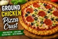 Ground Chicken Pizza Crust Recipe in 7 Steps