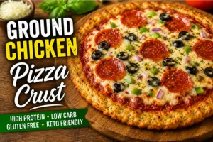 Ground Chicken Pizza Crust Recipe in 7 Steps