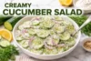 Creamy Cucumber Salad Recipe in 7 Steps - Post Thumbnail