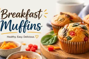 Breakfast Muffins Recipe in 8 Steps