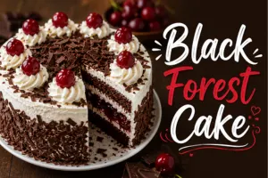 Black Forest Cake Recipe in 9 Steps