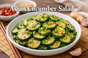 Asian Cucumber Salad Recipe in 7 Steps