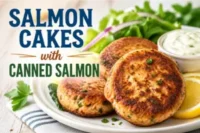 Salmon Cakes with Canned Salmon Recipe in 6 Steps