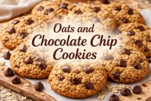 Oats and Chocolate Chip Cookies Recipe in 9 Steps