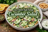 Low Calorie High Energy Cucumber Salad Recipe in 6 Steps