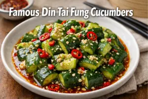 Famous Din Tai Fung Cucumbers Recipe in 8 Steps
