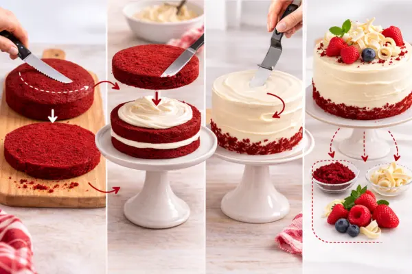 red Velvet Cake step 10