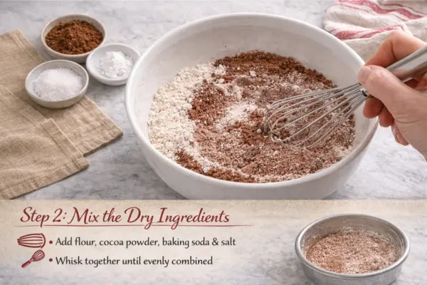 red Velvet Cake step 2