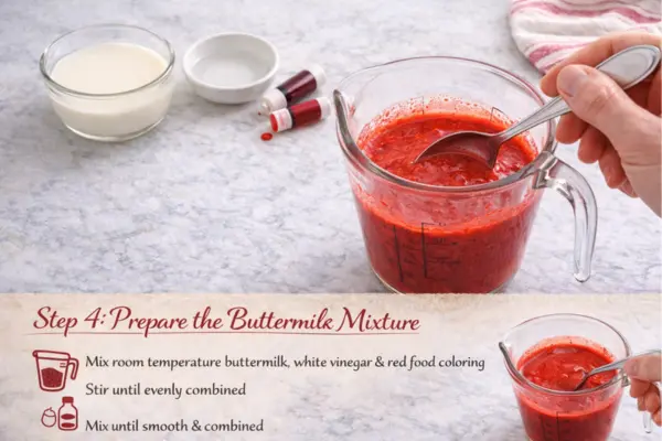 red Velvet Cake step 4