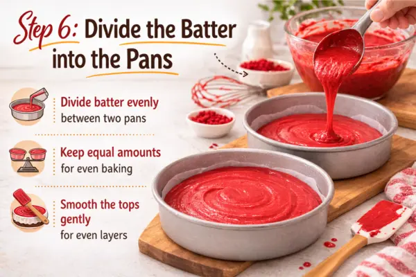red Velvet Cake step 6
