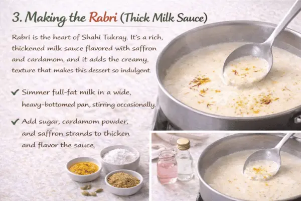 Shahi Tukray Recipe Step 3 shahi tukray recipe step 3